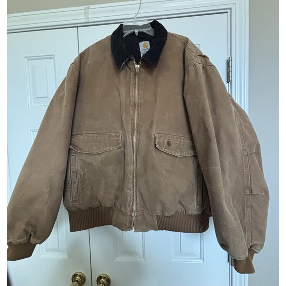 Carhartt Jackets & Blazers - CARHARTT  Grande Brown Quilted Lined Jacket Size  3XL   RN-14806 Minimal Wear